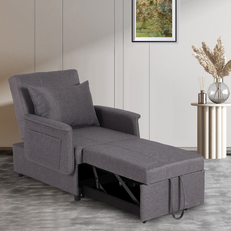 Latitude Run® Rosilyn 3 in 1 Convertible Sleeper Chair Pull Out Sofa